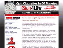 Tablet Screenshot of iquit4life.com
